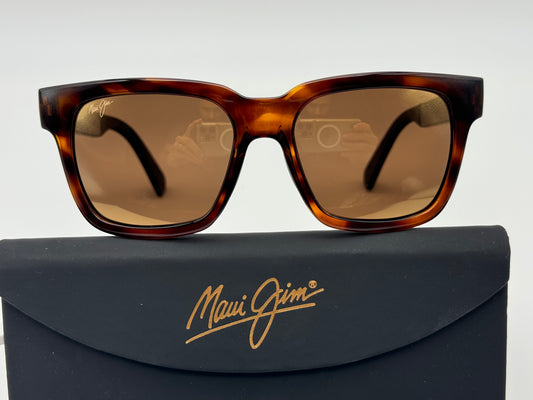 Maui Jim Mongoose 54mm Tortoise / HCL Bronze Mirror STG 540-10 Polarized Italy NEW