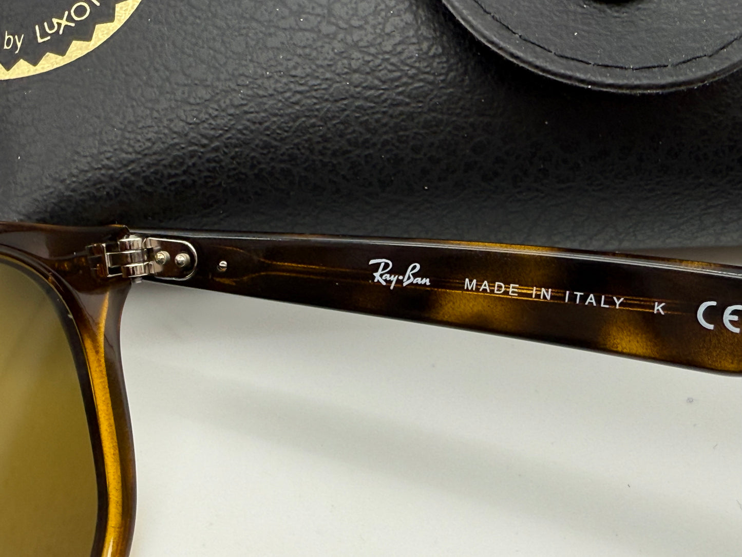 Ray Ban RB 4306 54mm 710 / 73 Polished Light Havana / B 15 Brown factory defect