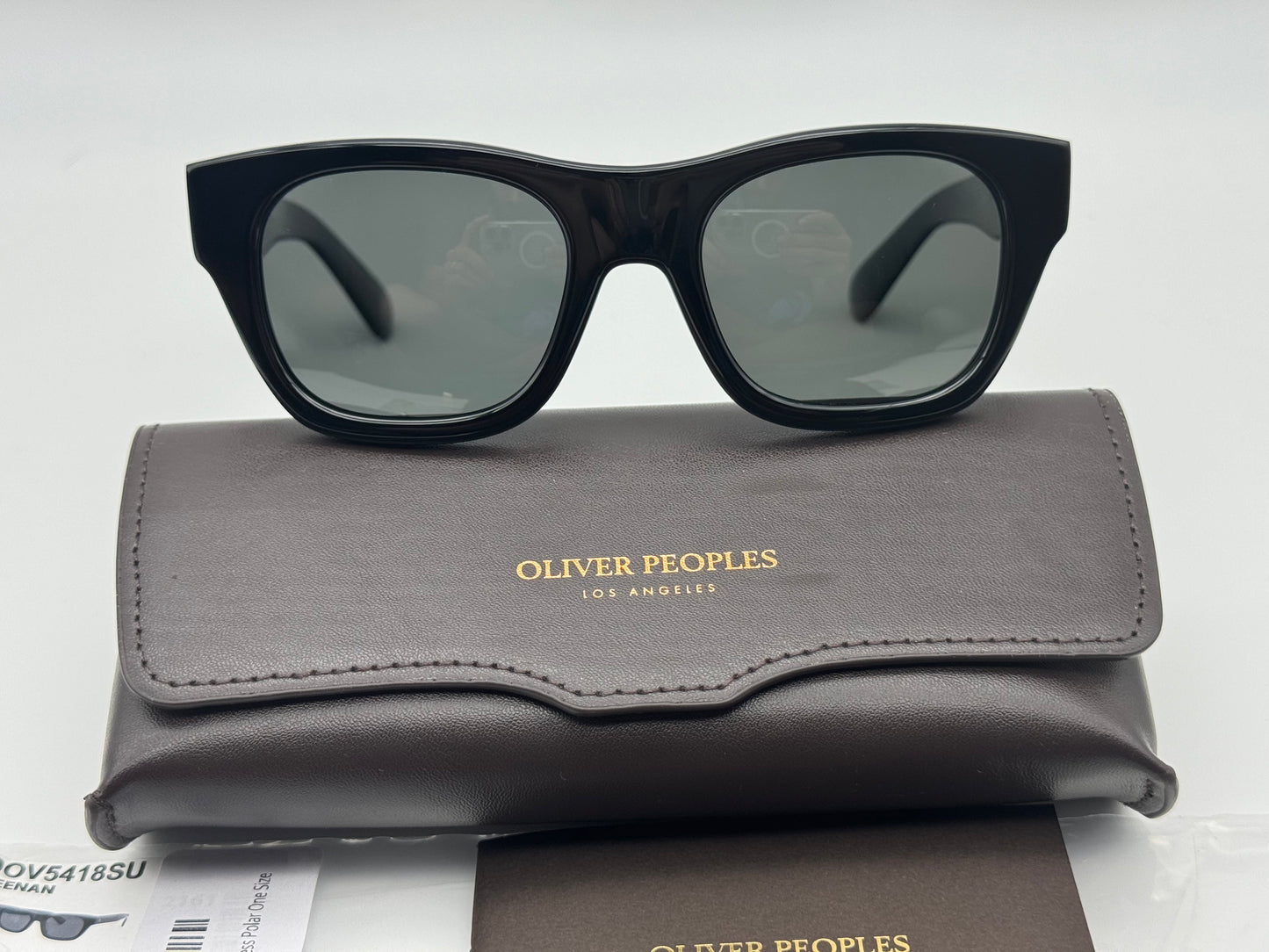 Oliver Peoples Keenan 51mm Black / Midnight Express Polarized OV 5418 1005P2 Italy NEW