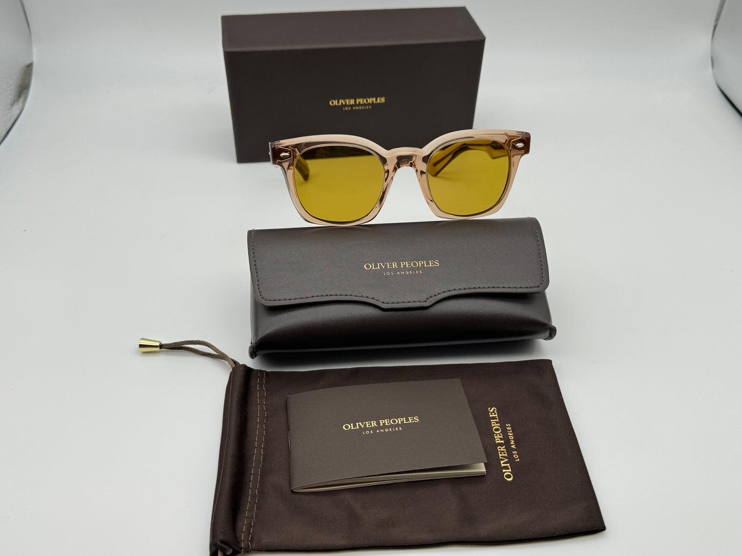 Oliver Peoples Merceaux 50mm Blush / Champagne Photochromic OV 5498 1471R9 ITALEY NEW