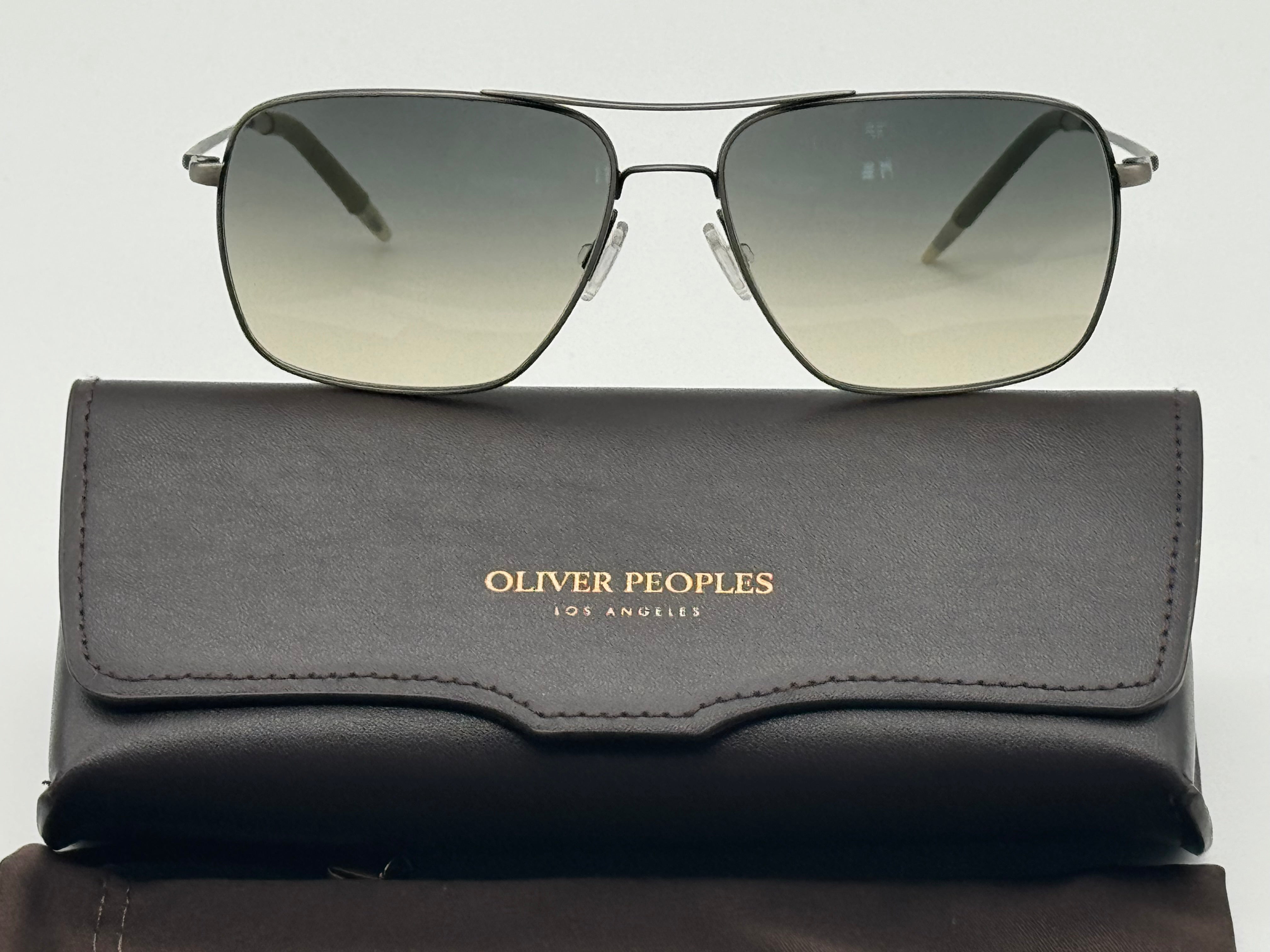 Oliver Peoples Clifton 58mm Antique Pewter Shale Gradient OV1150S 5289 Shade Review Store