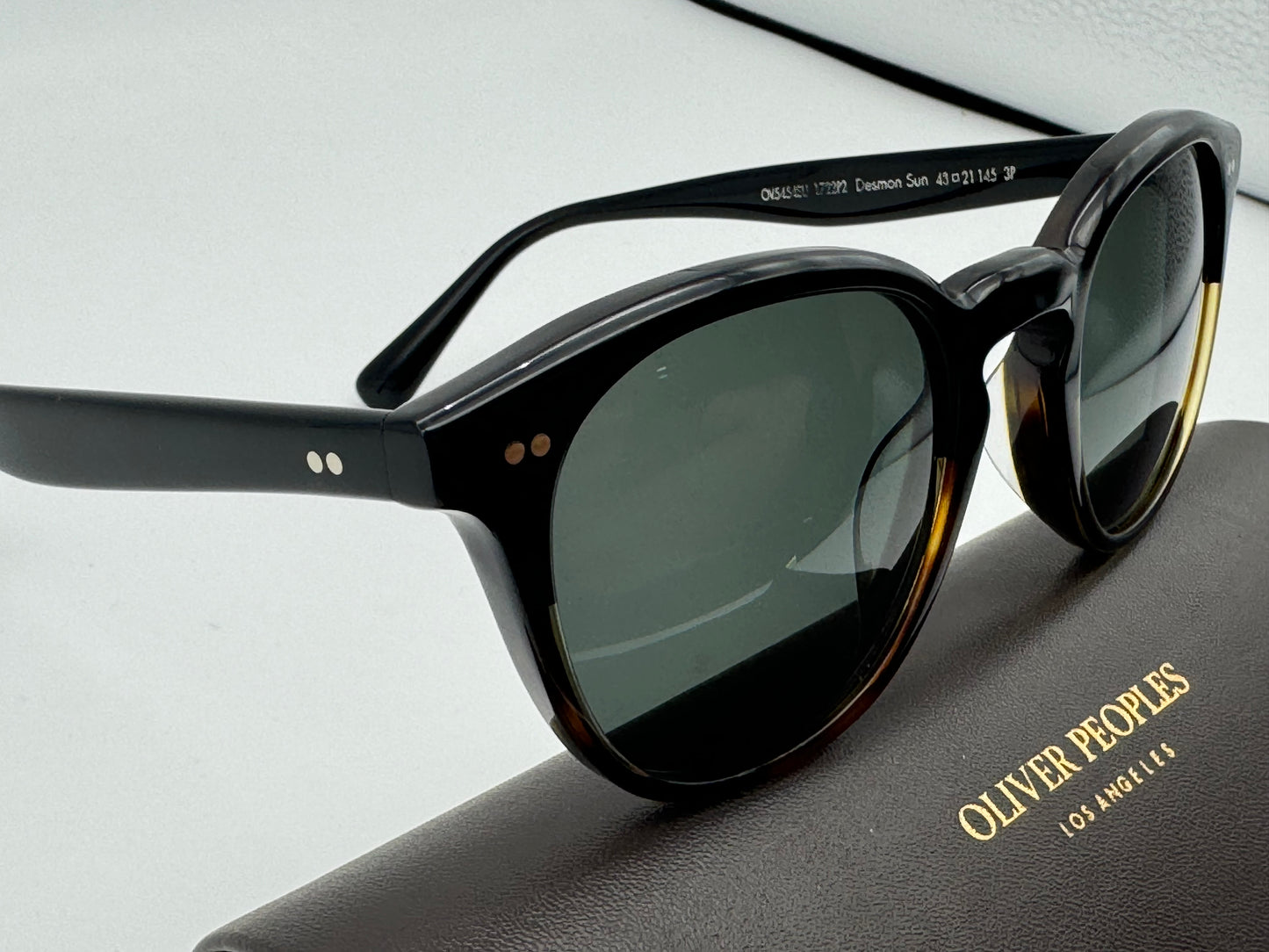 Oliver Peoples Desmon Sun 48mm OV 5454 Black / 362 Gradient / Midnight Express Polarized 1722P2 Italy NEW