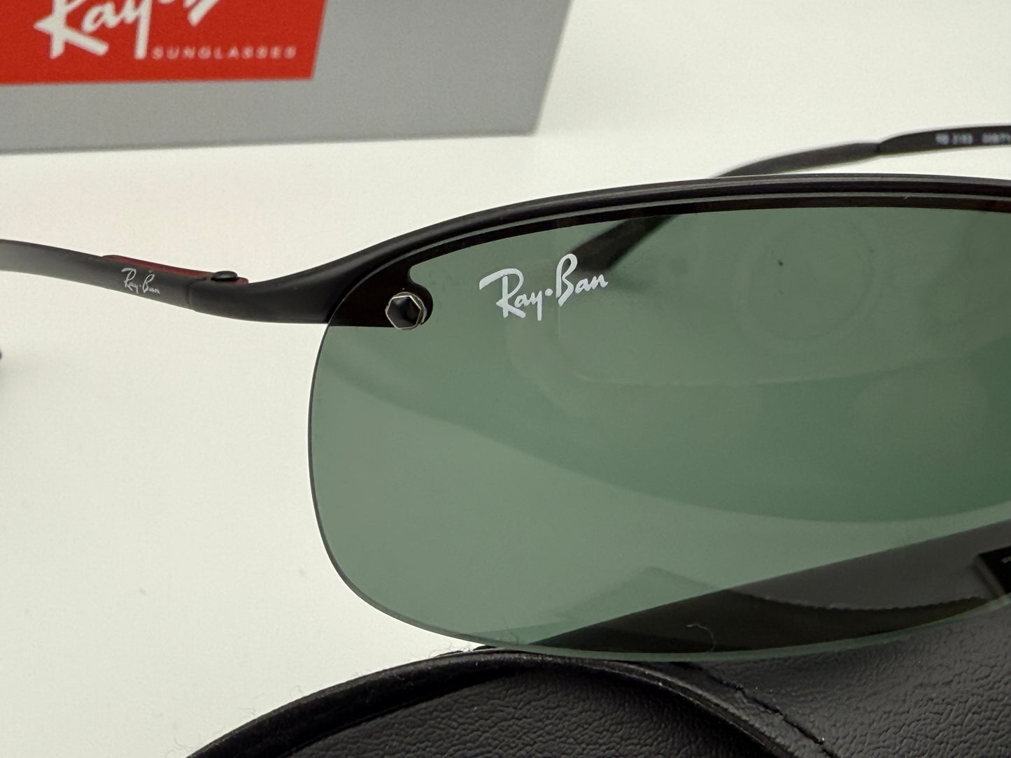 Ray-Ban RB 3183 63mm Matte Black / Dark Green 006 / 71 NEW