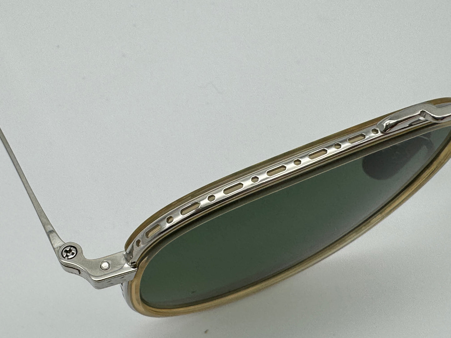 Mr Leight Ichi 51mm Summit Titanium Aviator G-15 Polarized Lens Retail $695 Japan NEW