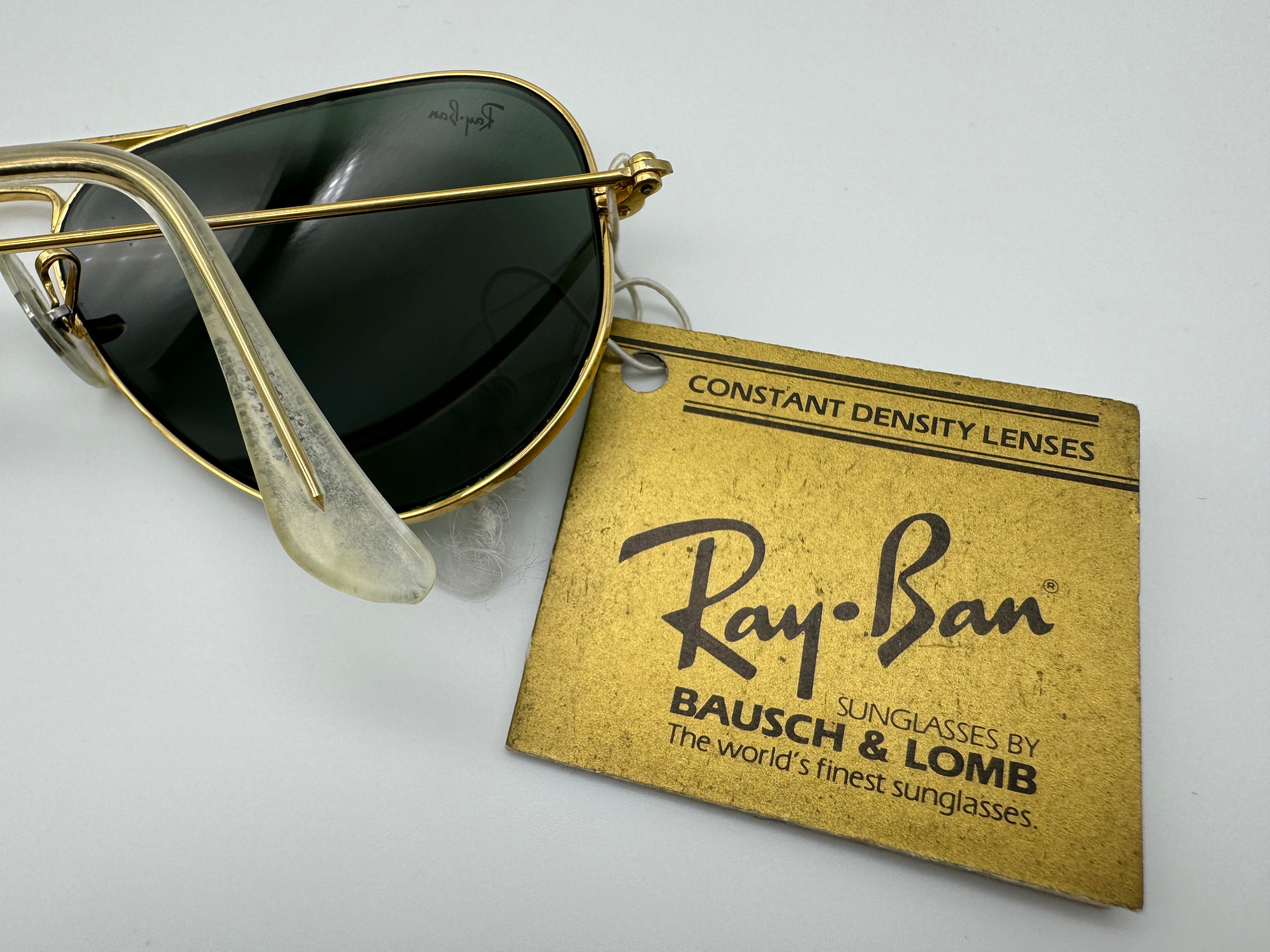 Offers Vintage Ray-Ban gold aviator sunglasses