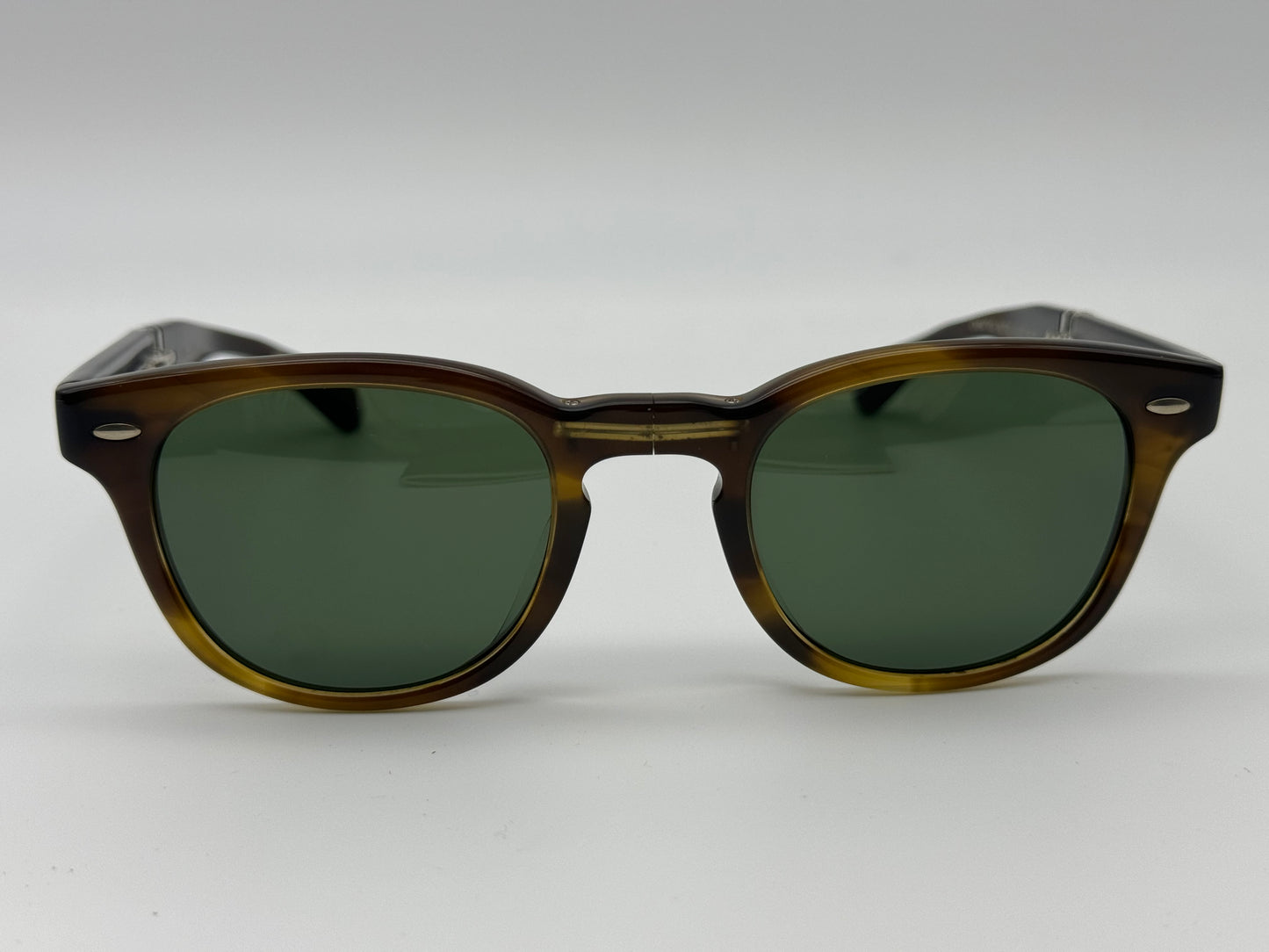 Oliver Peoples Sheldrake Folding 1950 47mm OV 5471 167752 Bark / G-15 Glass Italy NEW