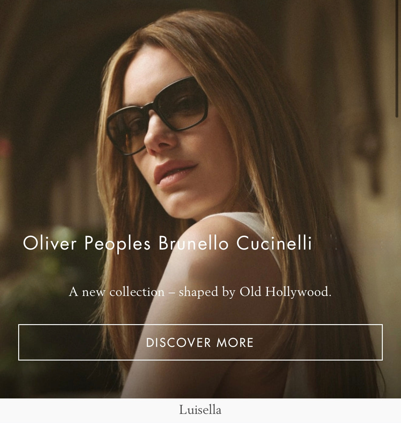 Oliver Peoples Luisella 52mm Brunello Cucinelli Collaboration Amaro Tortoise / Brown Gradient Glass Lenses 176851 Italy NEW