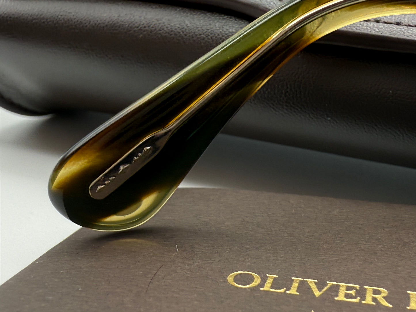 Oliver Peoples Oliver Sun 49mm True Brown Polarized / Cocobolo OV5393SU 100357 Italy Missing Box