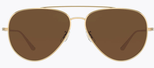 Oliver Peoples x The Row Casse 58mm Titanium OV 1277 ST 529257 Gold/Brown Polarized Japan NEW