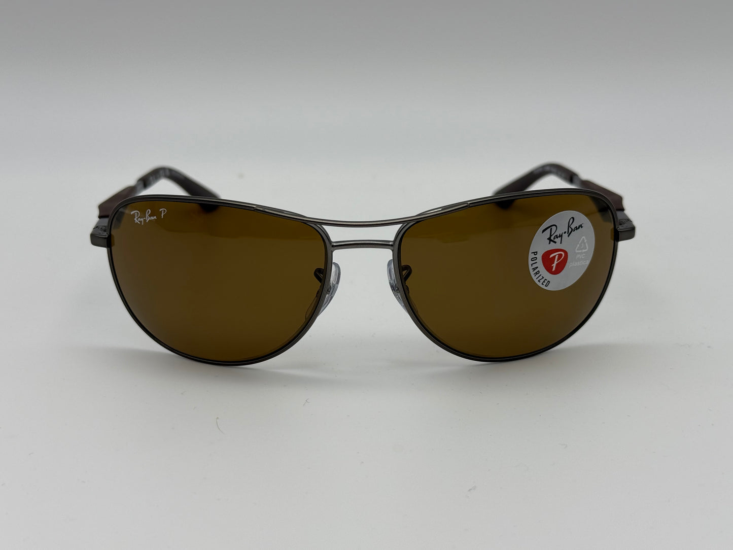 Ray-Ban RB 3519 59mm Matte Gunmetal / Brown 029 / 83 NEW