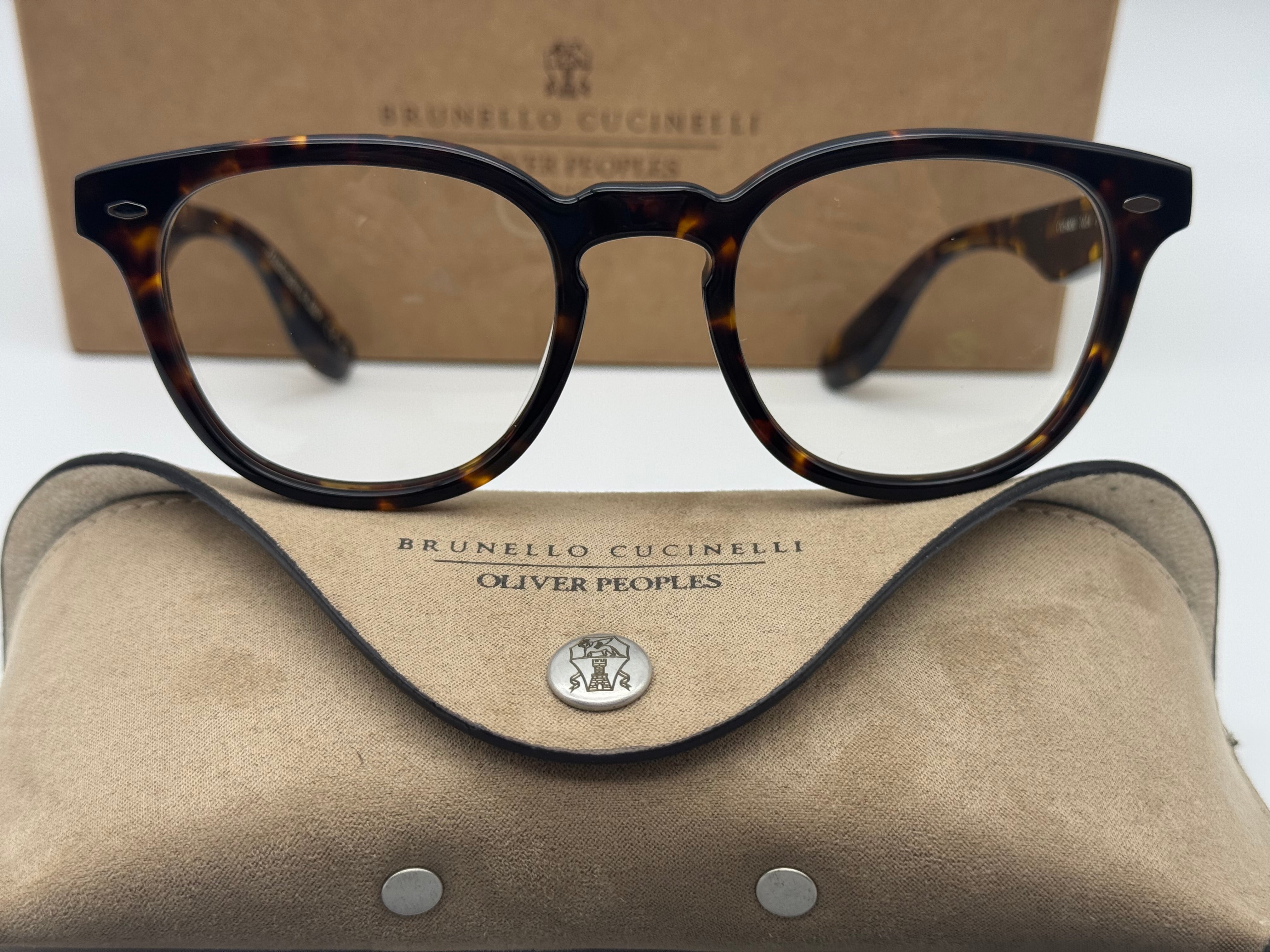 Oliver Peoples Jep 49mm Blue Block lens DM2 Brunello Cucinelli 1654 It –  Shade Review Store