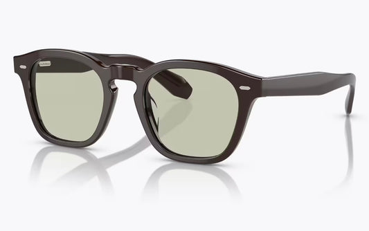 Oliver Peoples N.03 49mm Kuri Brown / Green Wash 0nly Collection OV 5527 Preowned