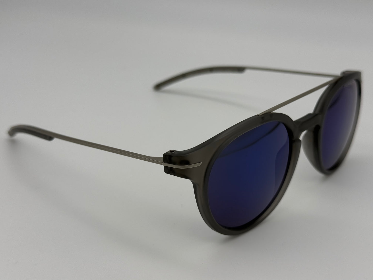 Porsche Design Sunglasses P 8644 50mm Smoke / Blue Mirror Italy NEW