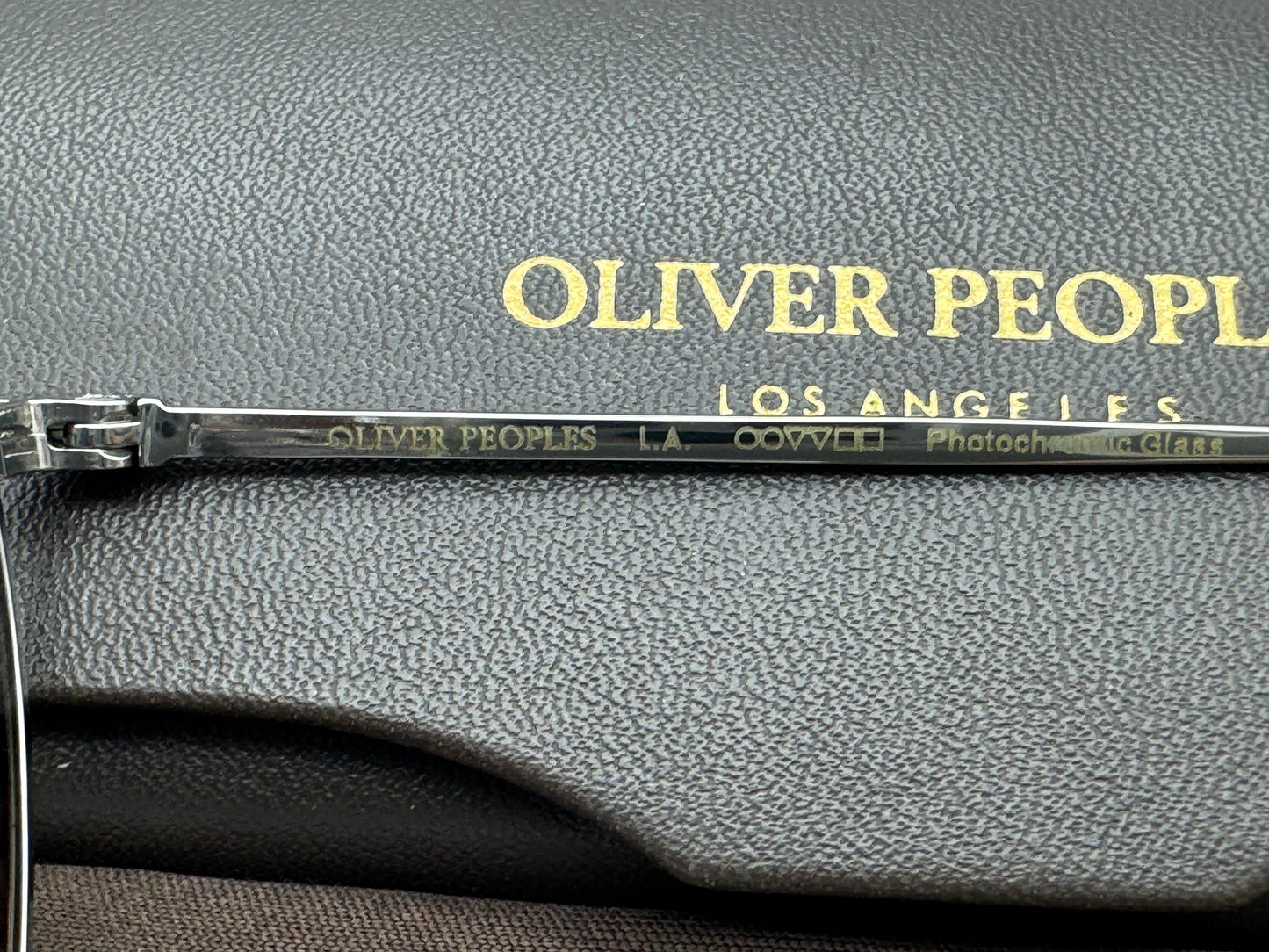 Oliver Peoples Altair 50mm Silver / Chrome Taupe Photochromic OV 1306 50365D Titanium Japan NEW