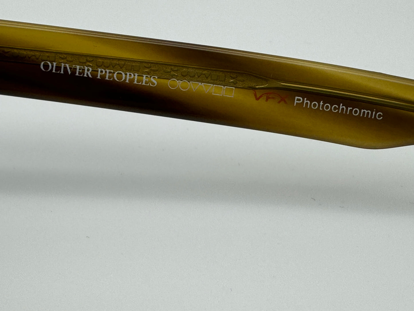 Oliver Peoples Becket 55mm OV 5267 S 121185 Moss Tortoise / Chrome Olive Photochromic VFX Italy NEW