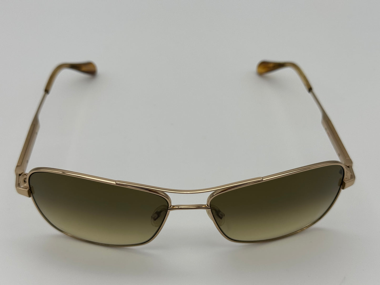 Oliver Peoples Sanford 57mm OV 1130 S Gold / Chrome Amber Photochromic 5132 / 85 Japan Preowned