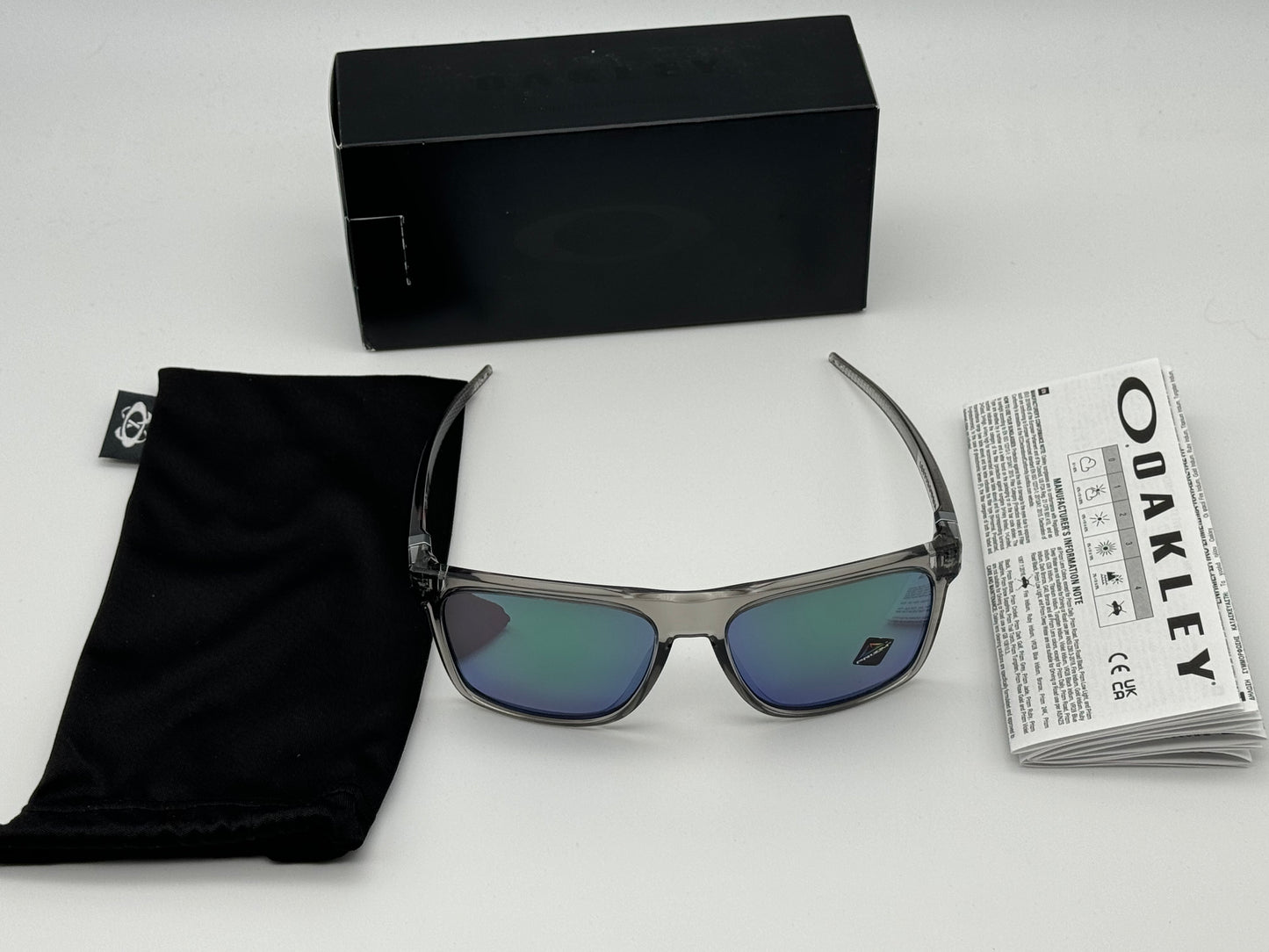 Oakley LEFFINGWELL 57mm  Grey Ink / Prizm Jade Polarized Lens OO 9100 1057 NEW