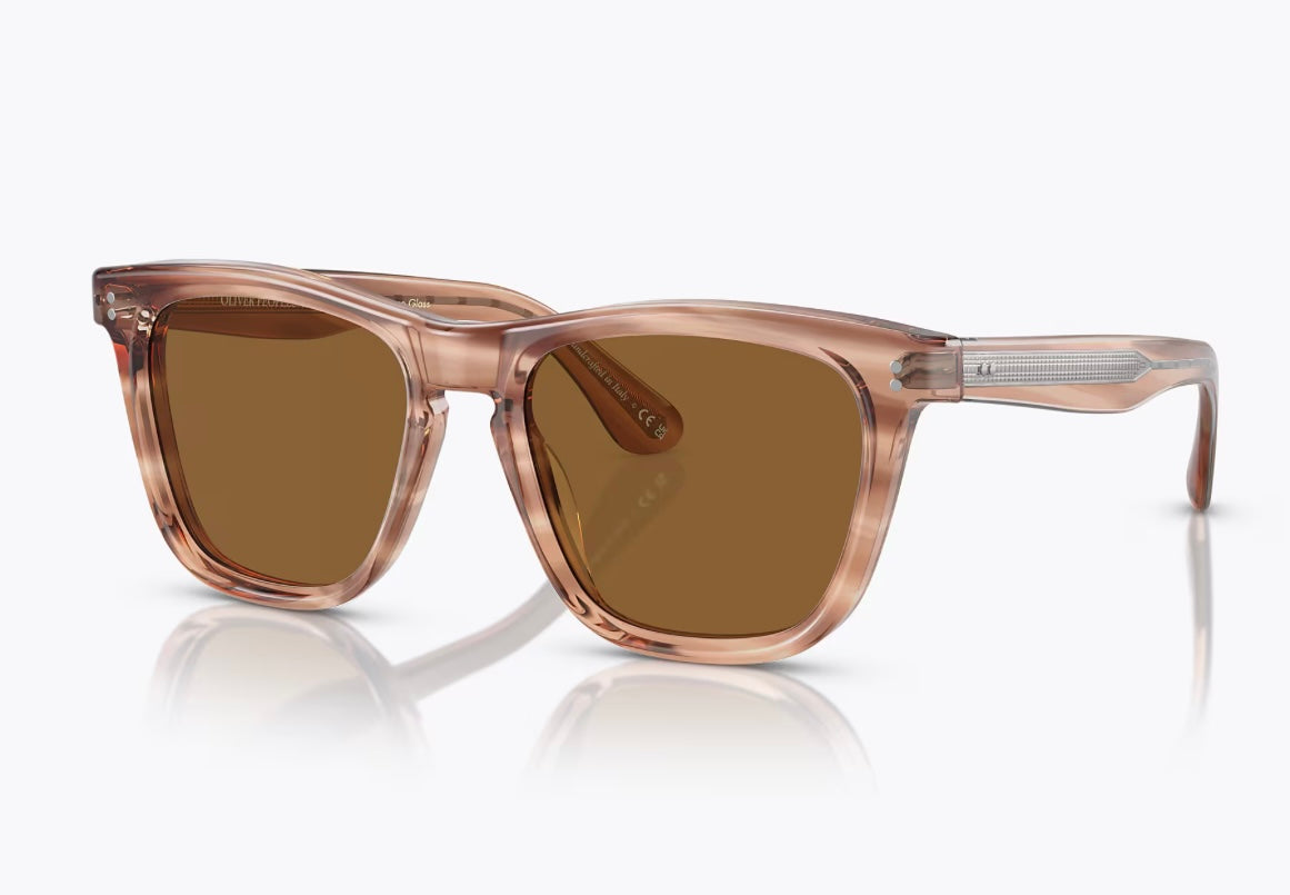 Oliver Peoples Lynes Sun 55mm Washed Sunstone / True Brown OV 5449 172652 Italy NEW