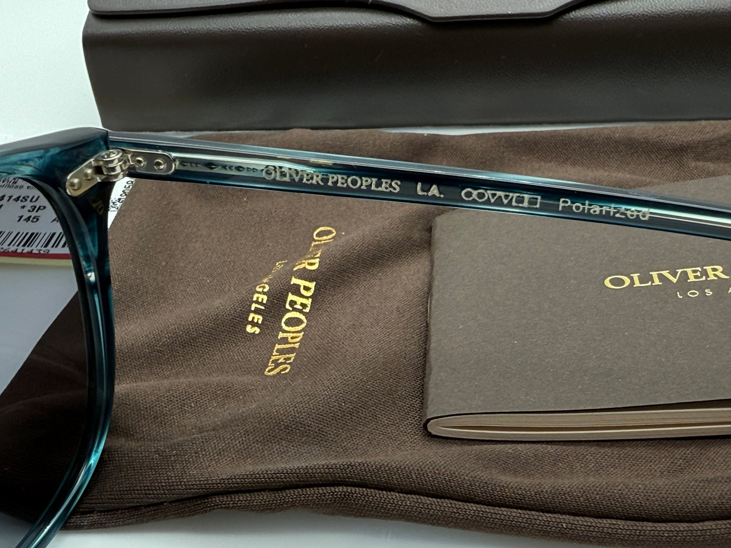 Oliver Peoples Forman L.A. 51mm Dark Blue VSB Carbon Grey Polarized OV 5414 167281 Italy NEW