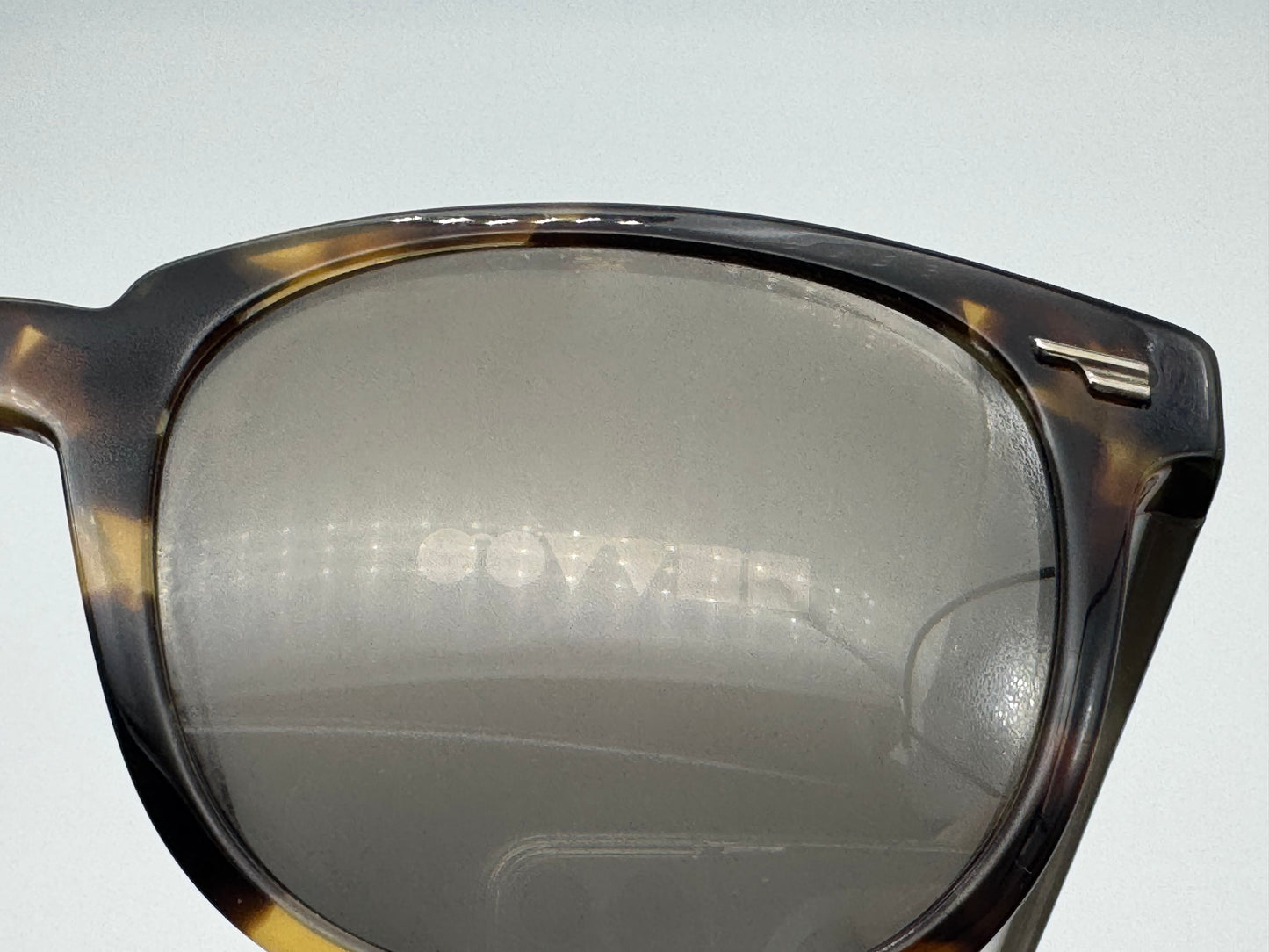 Oliver Peoples Masek 51mm OV 5301SU 158239 Tortoise / Marble Silver Mirror Preowned