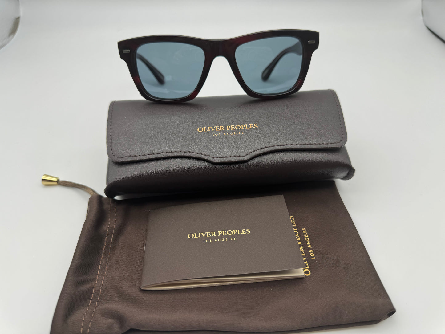 Oliver Peoples OLIVER SUN OV 5393SU 49mm Bordeaux Bark / Photochromic Sunglasses Italy Open Box