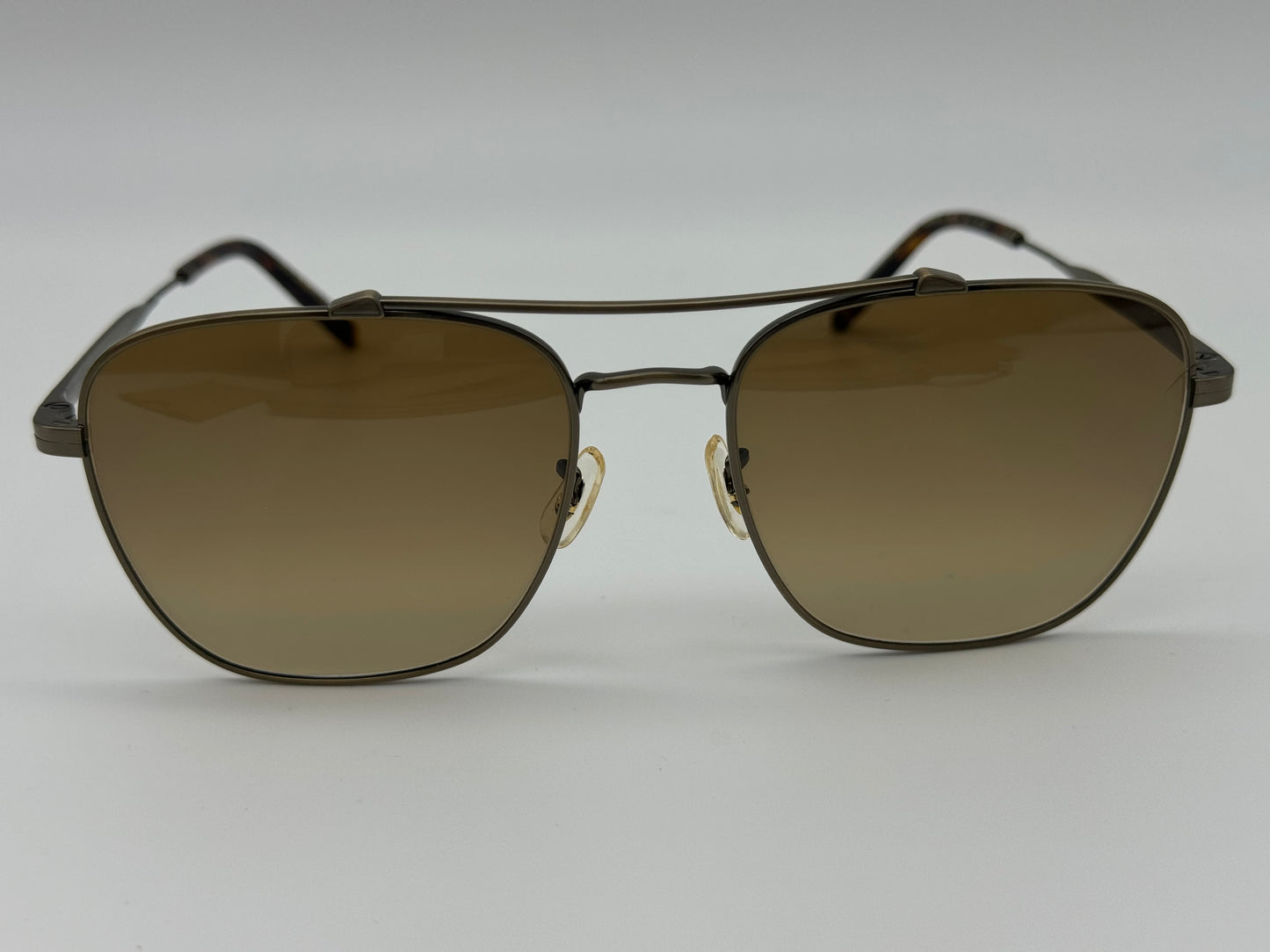 Oliver Peoples Marsan 55mm Brunello Cucinelli Antique Gold / Chrome Amber Photochromic Titanium OV 1322 ST 5284Q4 Japan NEW