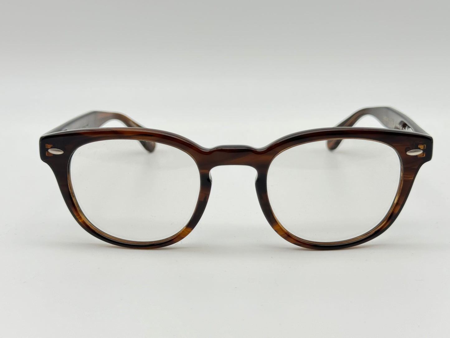 Oliver Peoples Sheldrake 47mm Blue Light Filter / Tuscany Tortoise OV 5036 Italy NEW