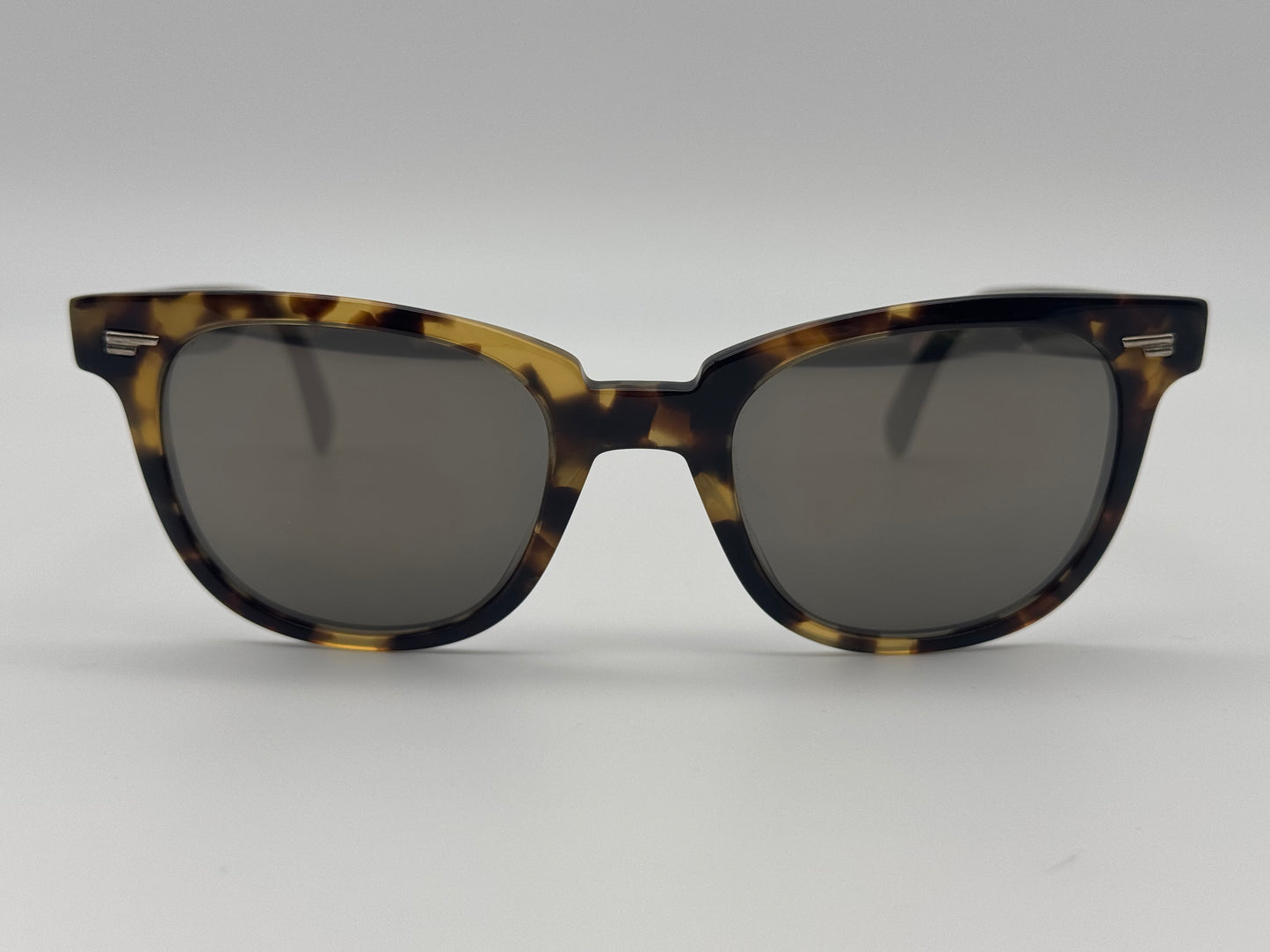 Oliver Peoples Masek 51mm OV 5301SU 158239 Tortoise / Marble Silver Mirror Preowned