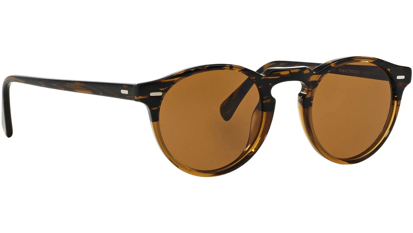 Oliver Peoples GREGORY PECK SUN 47mm Tortoise/Crystal B15 OV 5217S 100153 Tortoise Italy Preowned