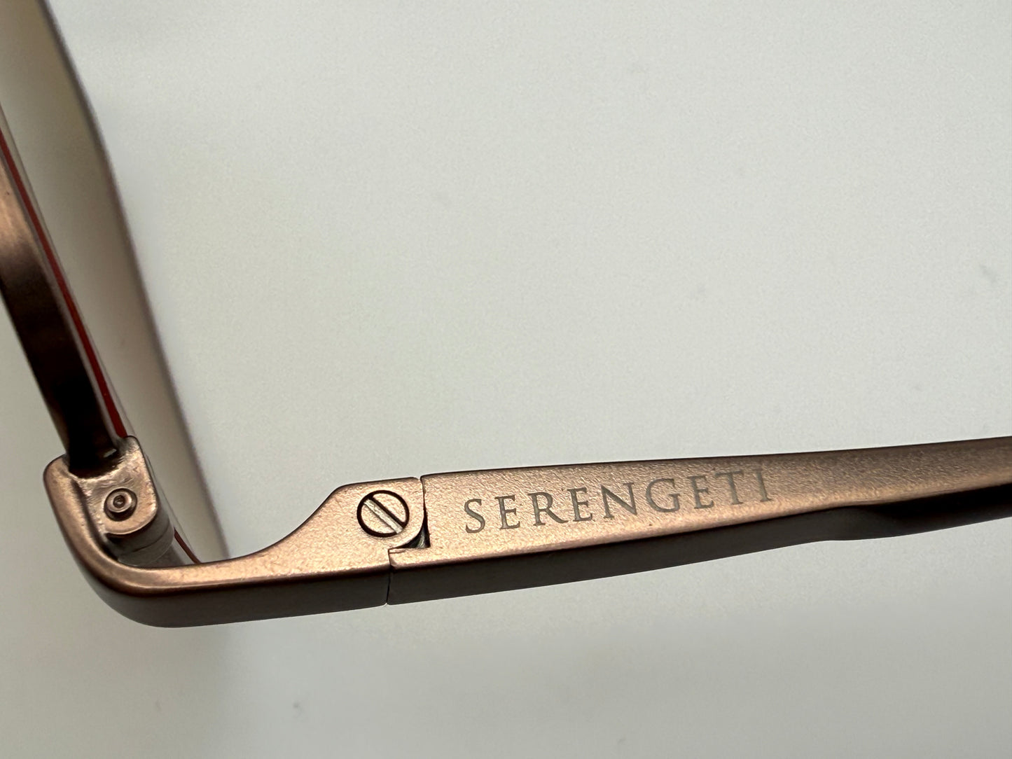 Serengeti Aitkin 56mm Brushed Bronze / Saturn Polarized Drivers Italy NEW