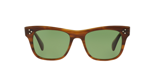 Oliver Peoples Jack Huston 52mm OV 5302 SU 1011P1 Raintree / Jade Polarized VFX Italy Preowned