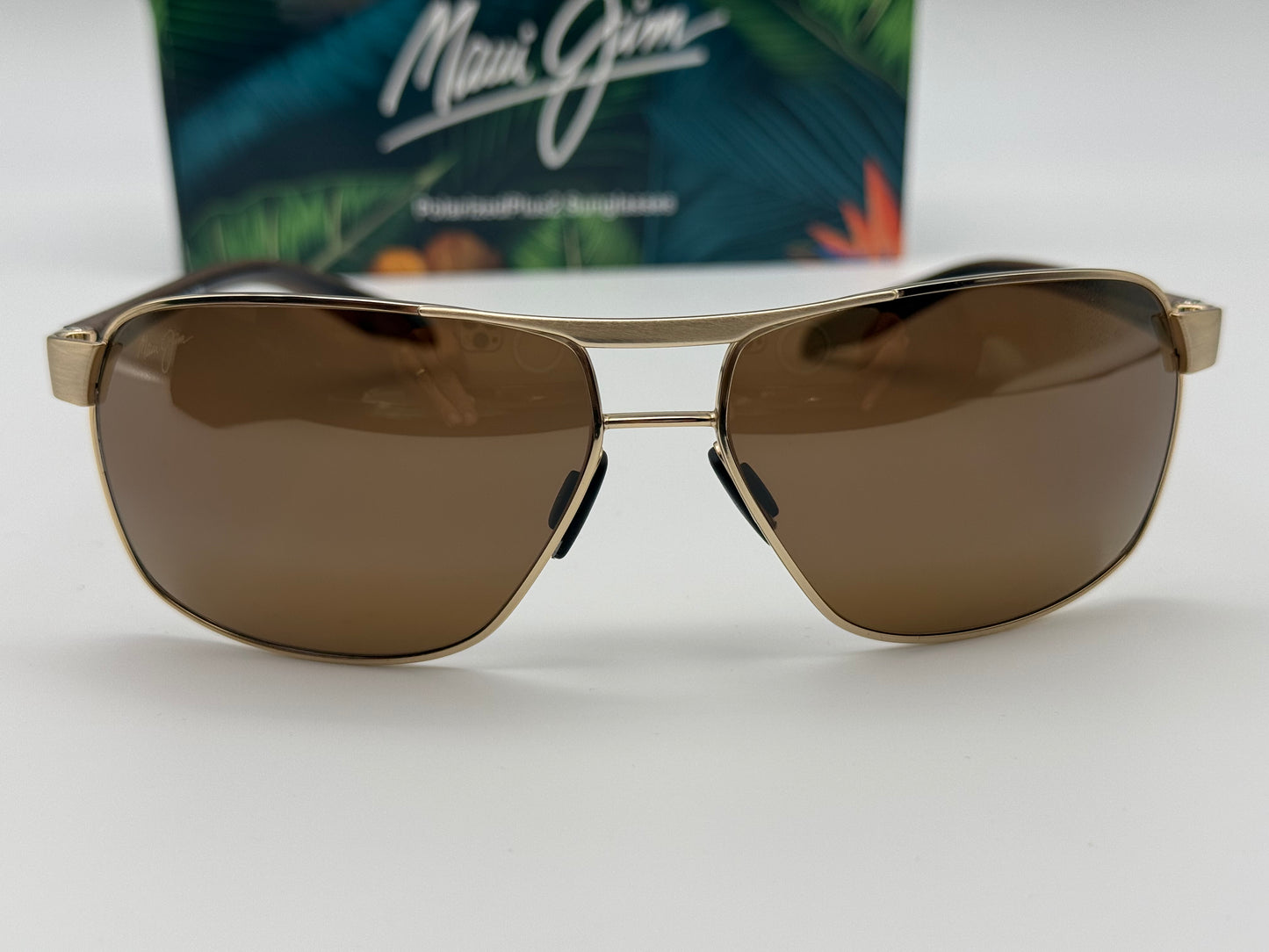 Maui Jim The Bird 61.5mm HCL Bronze / Gold Italy Open Box