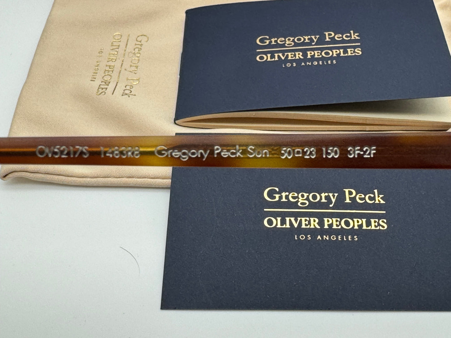 Oliver Peoples Gregory Peck 50mm Semi Matte LBR Indigo OV 5217 1483R8 Italy NEW