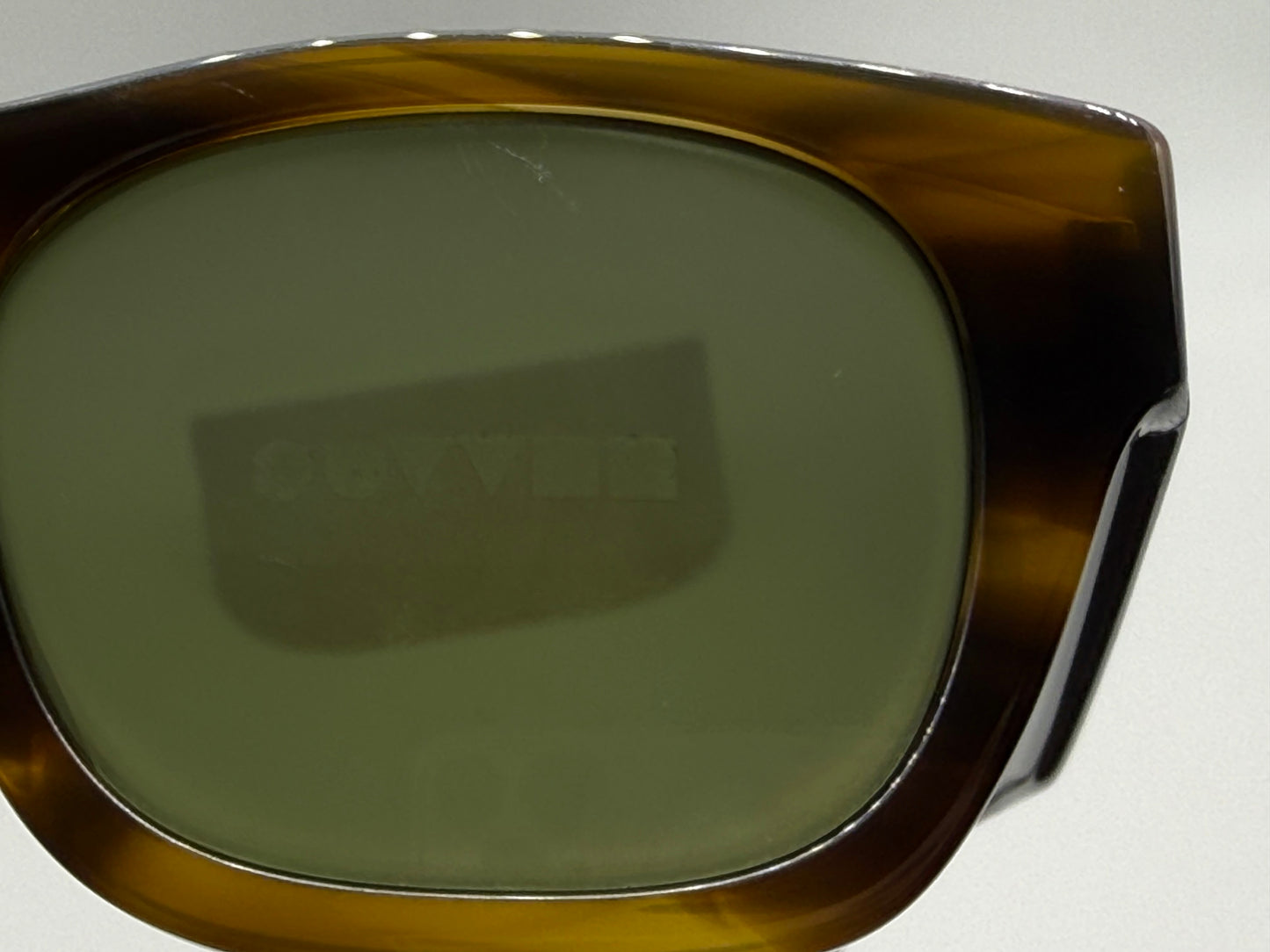 Oliver Peoples Keenan 51mm Bark / Green G-15 OV 5418 167752 Preowned