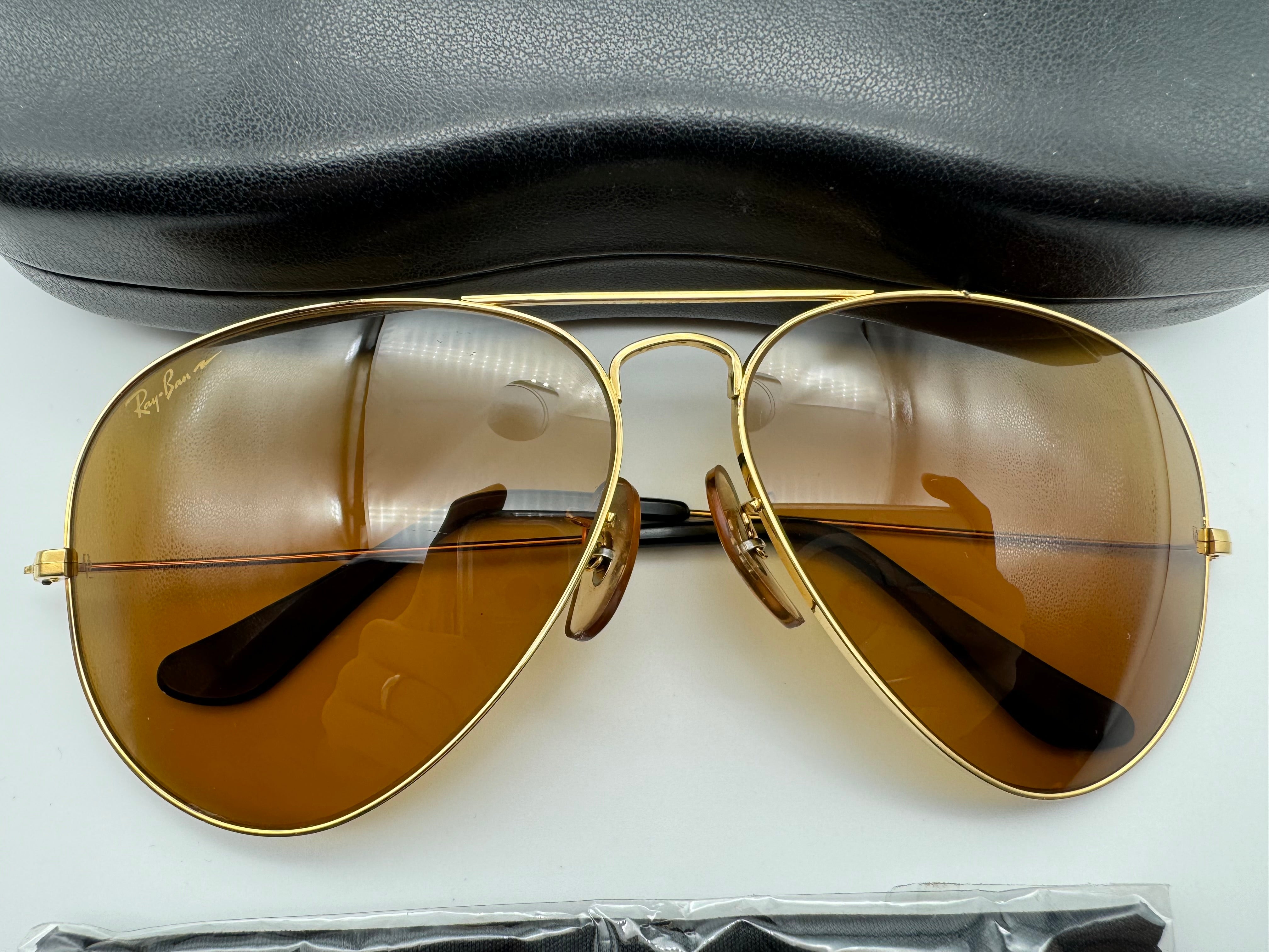 **OBO** Bausch & 2024 Lomb '67 24k Gold **RARE** Ray-Ban VINTAGE AVIATORS