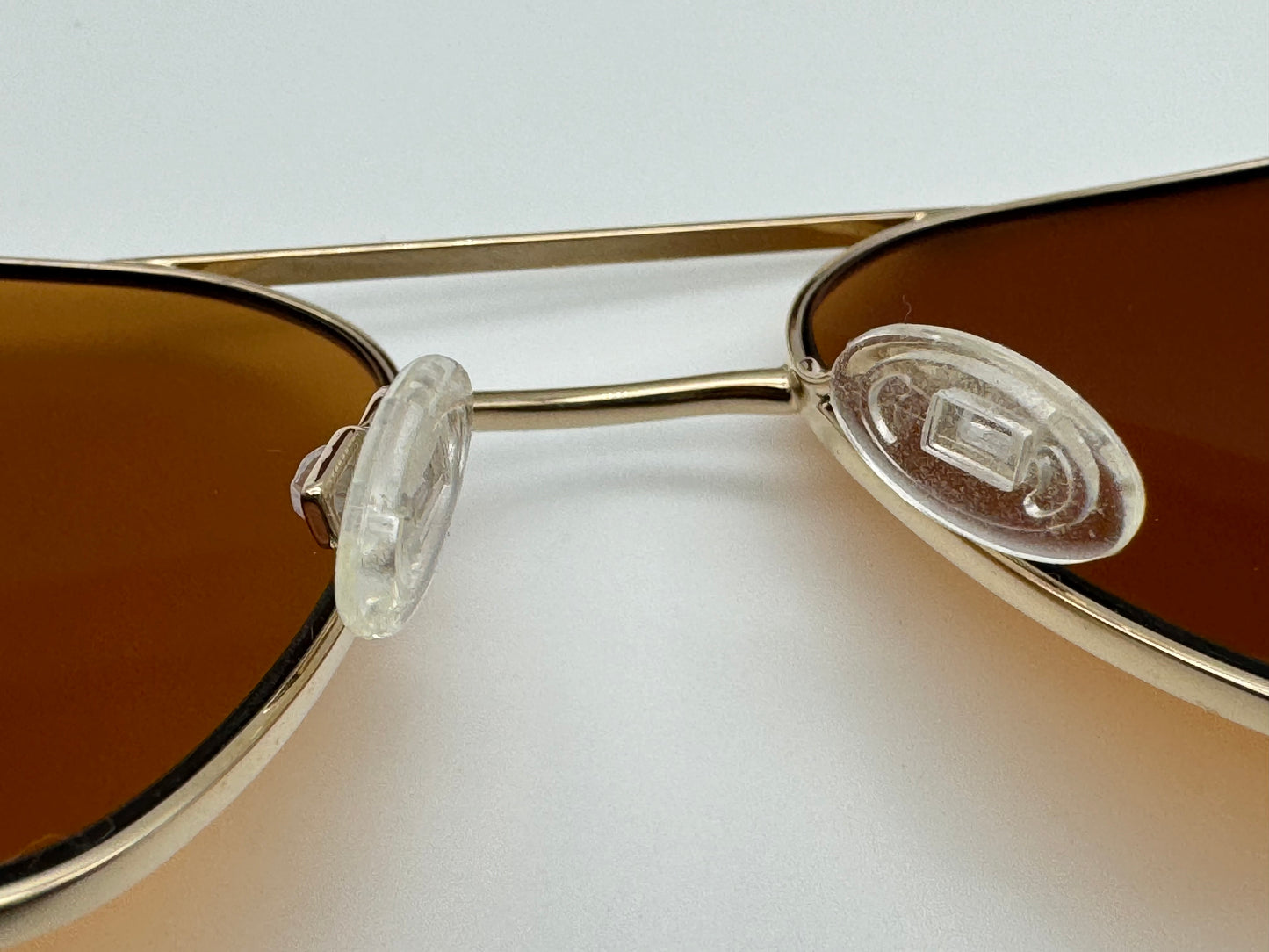 Oliver Peoples Victory G 55 Gold / Cognac Burn Notice Michael Weston Rare Polarized Missing Box