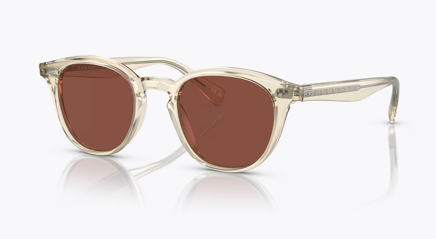 Oliver Peoples Desmon Sun 50mm Limited Edition Pale Citrine / Burgundy OV 5454 1692C5 Italy NEW