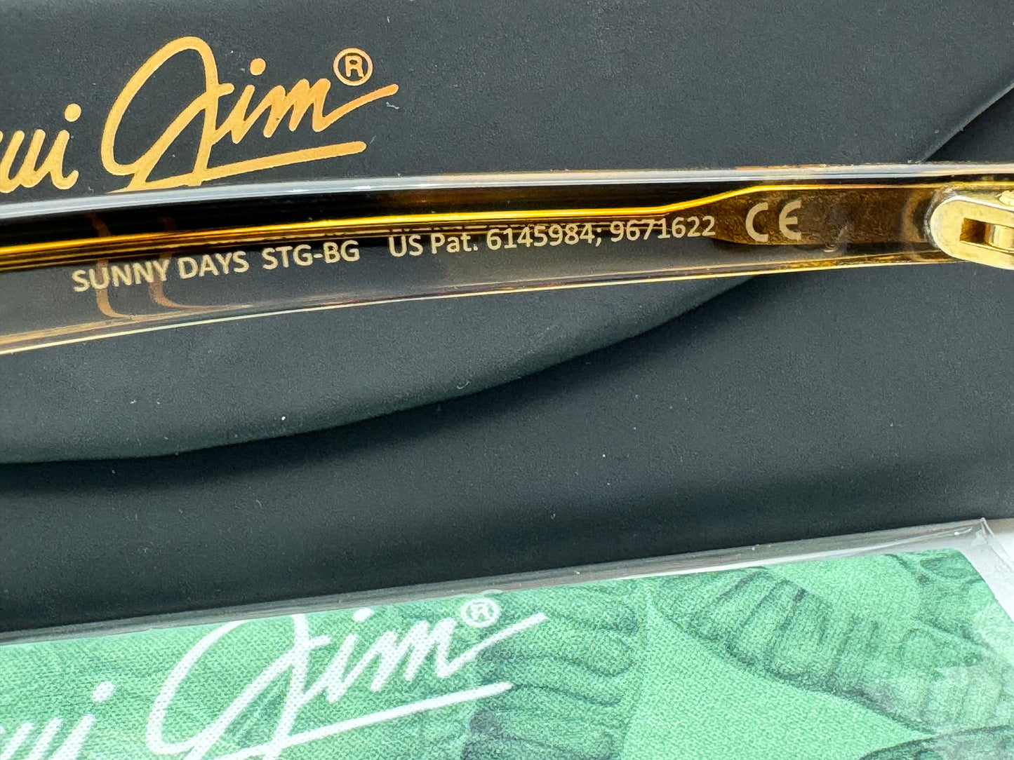 Maui Jim Sunny Days 49mm H526-21D Honey Smoke / HCL Bronze Polarized Sunglasses Italy NEW missing box