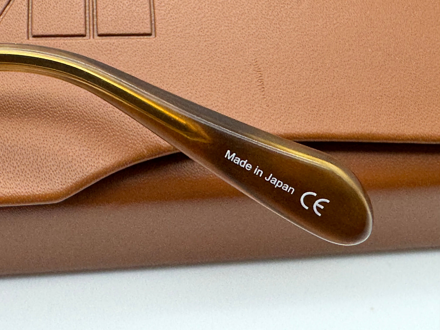 Oliver Peoples Sanford 57mm OV 1130 S Gold / Chrome Amber Photochromic 5132 / 85 Japan Missing Box