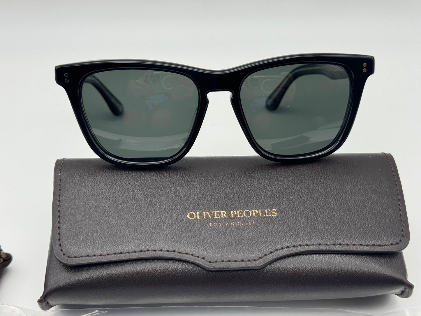 Oliver Peoples Lynes Sun 55mm Black / Midnight Express Polarized OV 5449 SU 1005P2 Italy NEW