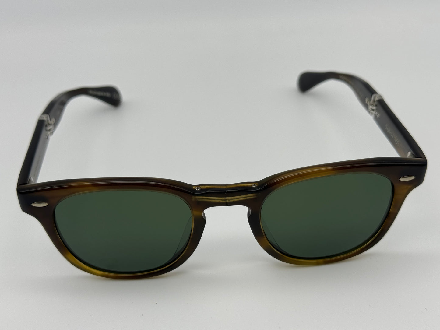 Oliver Peoples Sheldrake Folding 1950 47mm OV 5471 167752 Bark / G-15 Glass Italy NEW