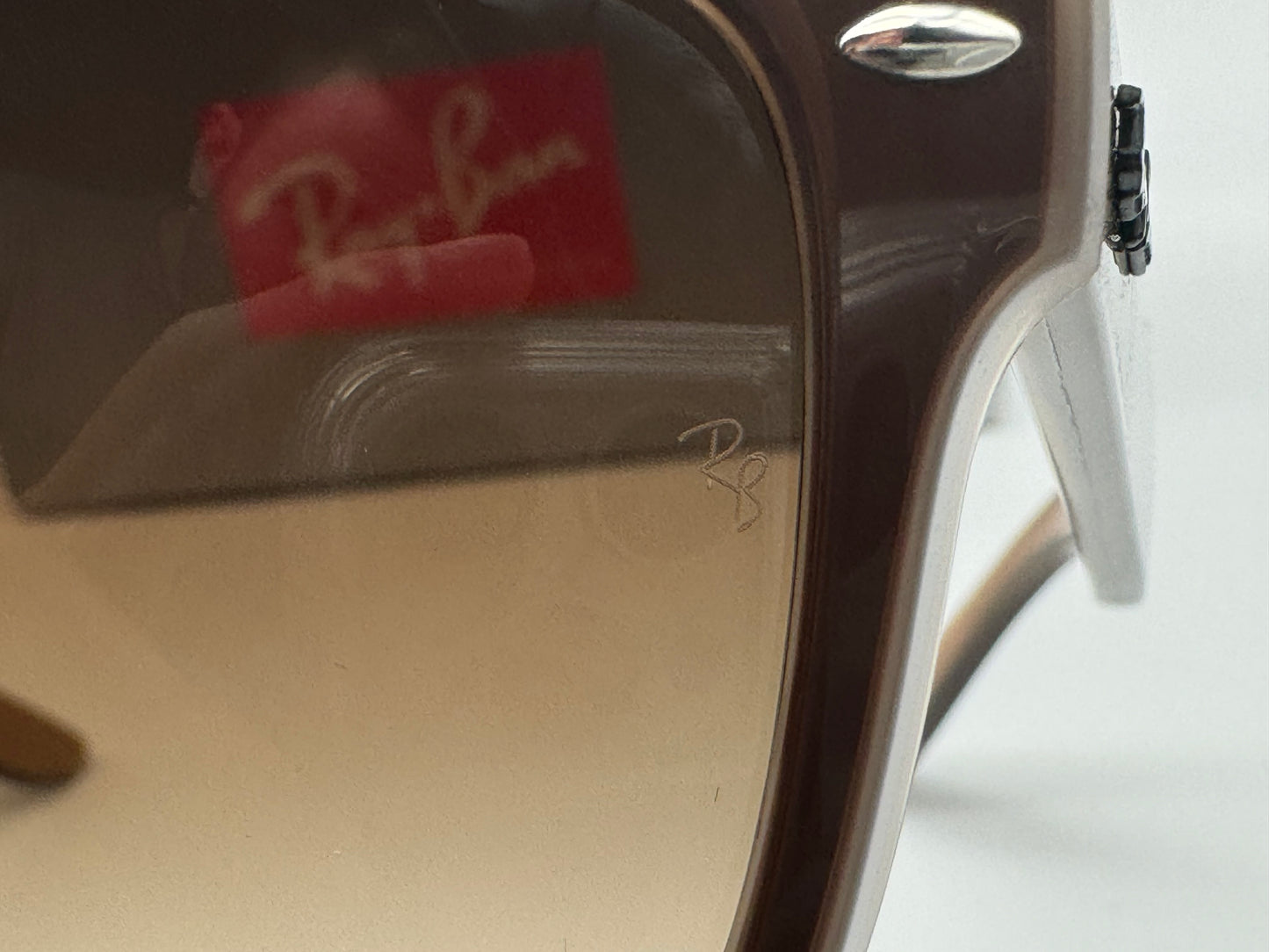 Ray Ban RB 4407 57mm Polished Green & Dark Grey & Transparent Brown / Brown 6732T5 NEW