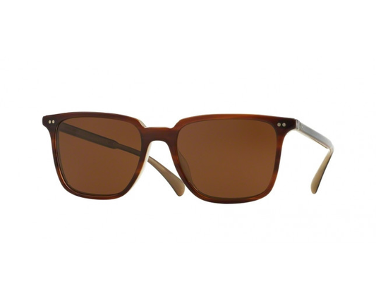 Oliver Peoples OPLL Sun 53mm Havana / Java Polarized VFX Lens OV 5316SU 1437 N9 Italy Preowned