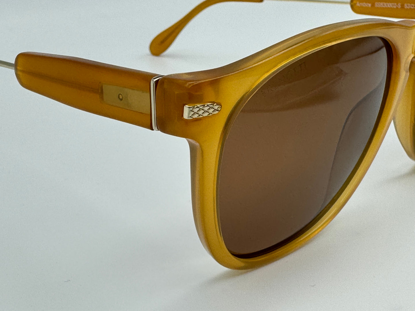 Serengeti Amboy 53mm Shiny Honey Acetate / Shiny Light Gold Metal Polarized Photochromic SS530002 Italy NEW