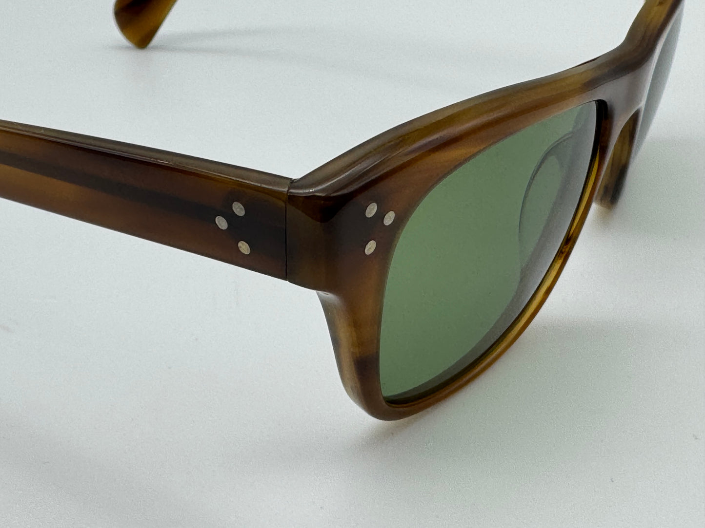 Oliver Peoples Jack Huston 52mm OV 5302 SU 1011P1 Raintree / Jade Polarized VFX Italy Preowned