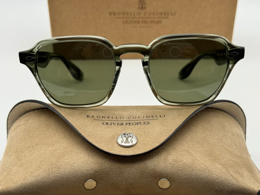 Oliver Peoples Brunello Cucinelli Griffo OV 5499 SU Washed Jade G-15 170552 Italy NEW