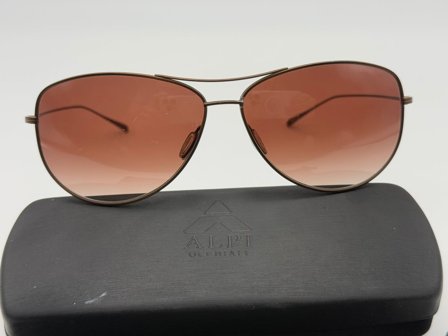 Oliver Peoples Kempner 65mm OV 1166 501913 titanium READ Description