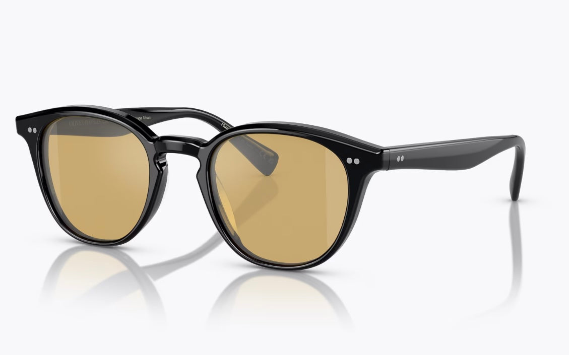 Oliver Peoples Desmon Sun 50mm Black / Mustard OV 5454 10050F Italy NEW