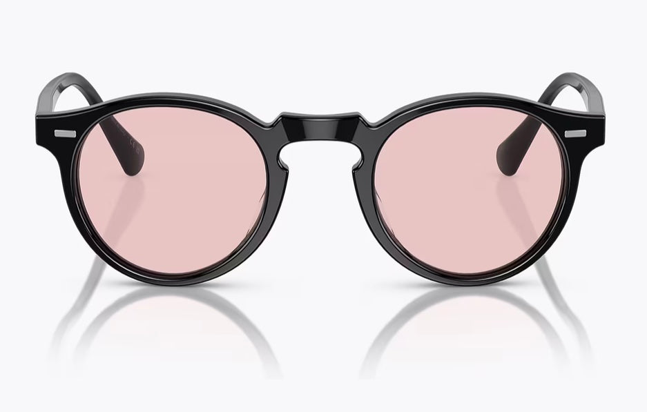 Oliver Peoples Gregory Peck 50mm Limited Edition Black / Pink Photochromic OV 5217 10054Q Italy NEW