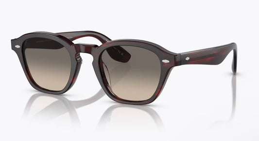 Oliver Peoples Peppe 48mm Bordeaux Bark / Shale Gradient OV 5517 167532 Brunello Cucinelli Italy NEW